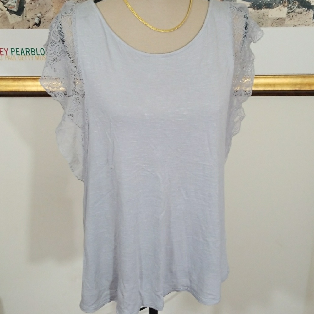 LAUREN CONRAD LIGHT BLUE TOP💥
